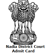 Nadia District Court Admit Card