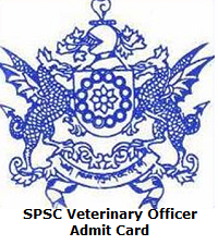 SPSC Veterinary Officer Admit Card